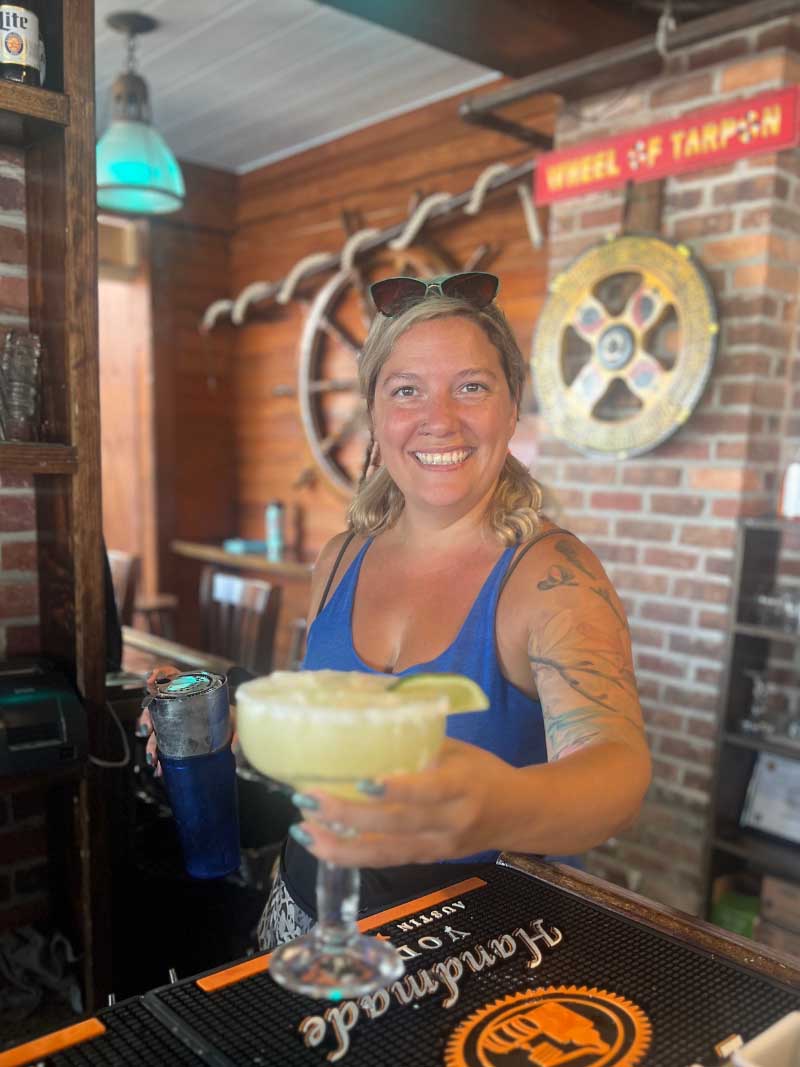 Server with a margarita 2 - 3